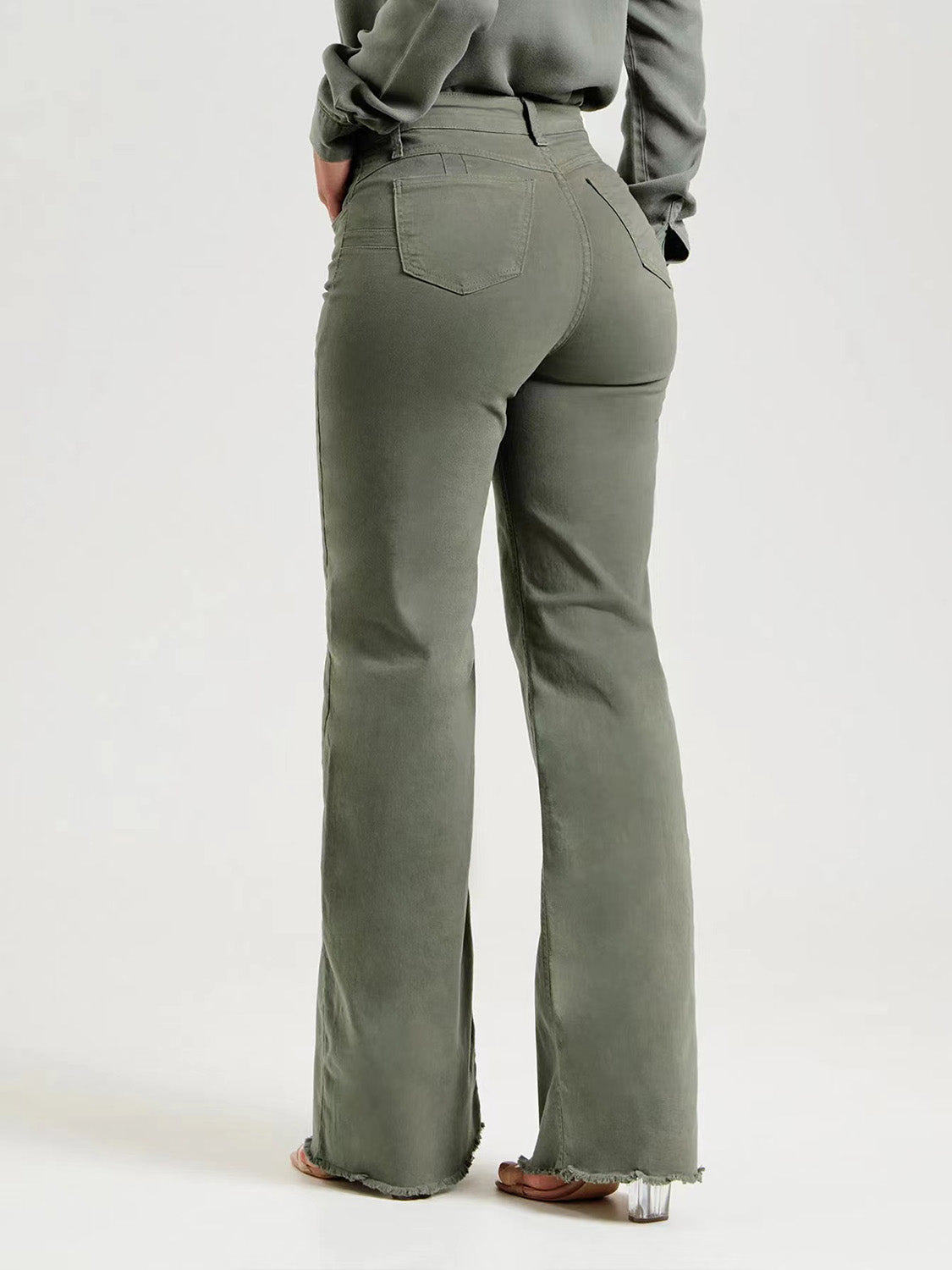 The Sage - High Rise Wide Leg Jeans