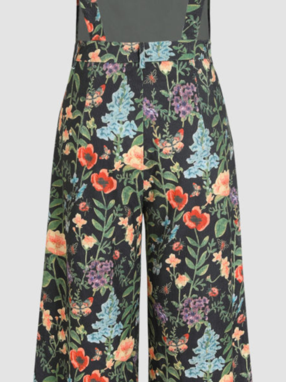 The Francine - Floral Wide Leg Overalls