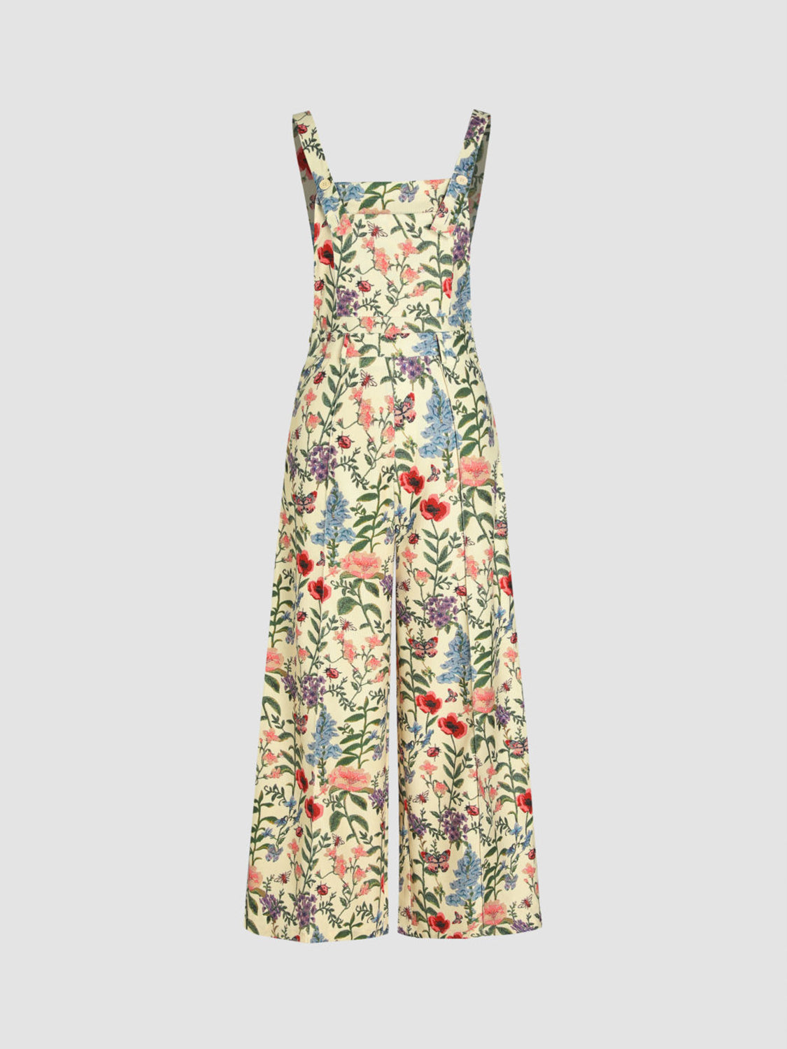 The Francine - Floral Wide Leg Overalls